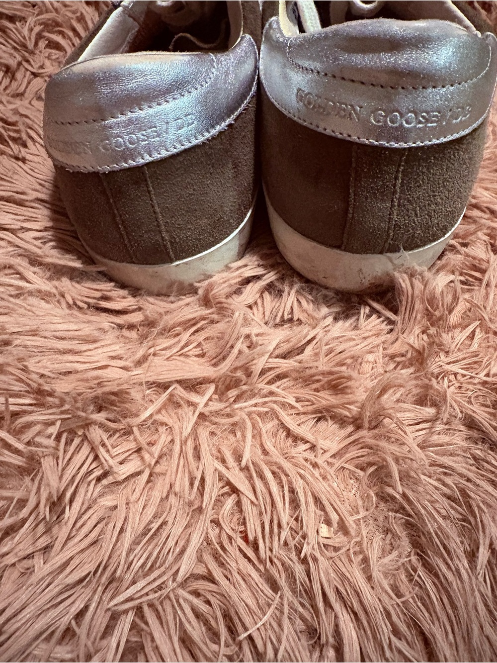 Golden Goose Brown Suede Sneakers with Silver Star - Picture 4 of 5